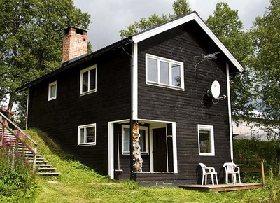 Tranan och dalripan från framsidan