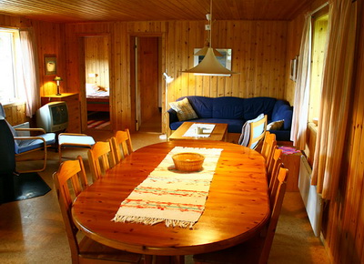 Matbordet och soffgruppen
